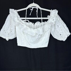 Karina Grimaldi cotton crop top S